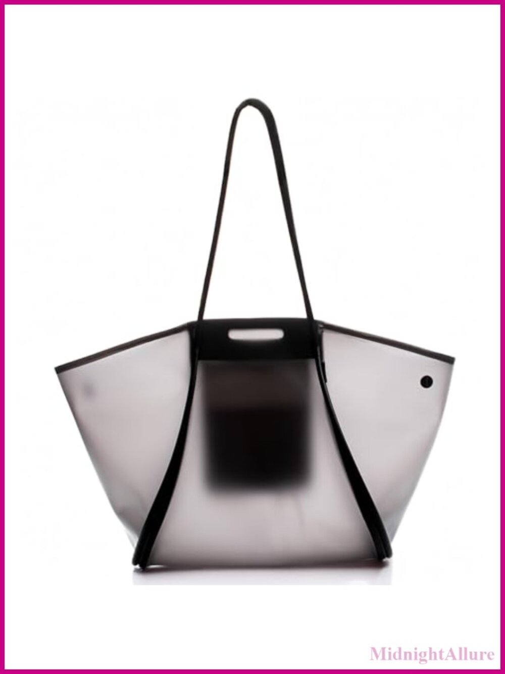 Expandable Tote Bag Lightweight Water-Resistant Shoulder Bag for Work Travel